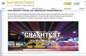 Das Investment - Die besten Fonds für deutsche Nebenwerte