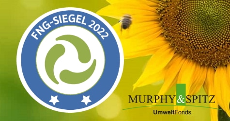 Murphy&Spitz Umweltfonds Deutschland erhält FNG-Siegel 2022