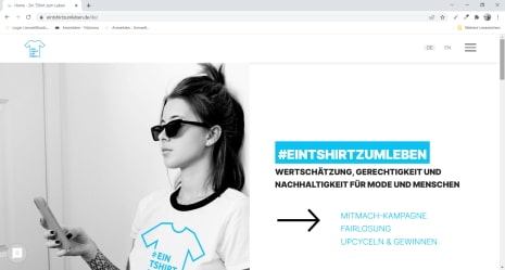 FEMNET-Kampagne #eintshirtzumleben