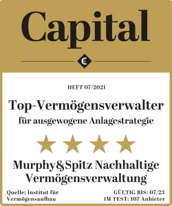 Capital Siegel - Top-Vermögensverwalter ausgewogene Anlagestrategie 2021