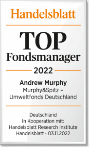 Auszeichnung Handelsblatt TOP Fondsmanager 2022