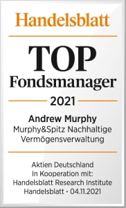 Handelsblatt-Auszeichnung TOP Fondsmanager 2021