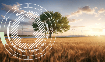 Beitragsbild zum Managementkommentar September 2025 - Landschaft mit Windrädern