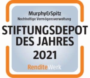 Siegel Renditewerk Stiftungsdepot des Jahres 2021