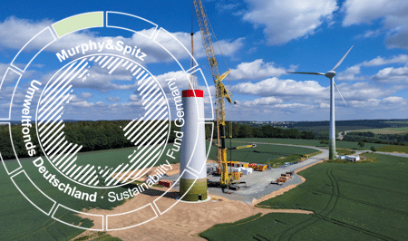 Beitragsbild zum Managementkommentar Dezember 2025 - Beu eines Windrades